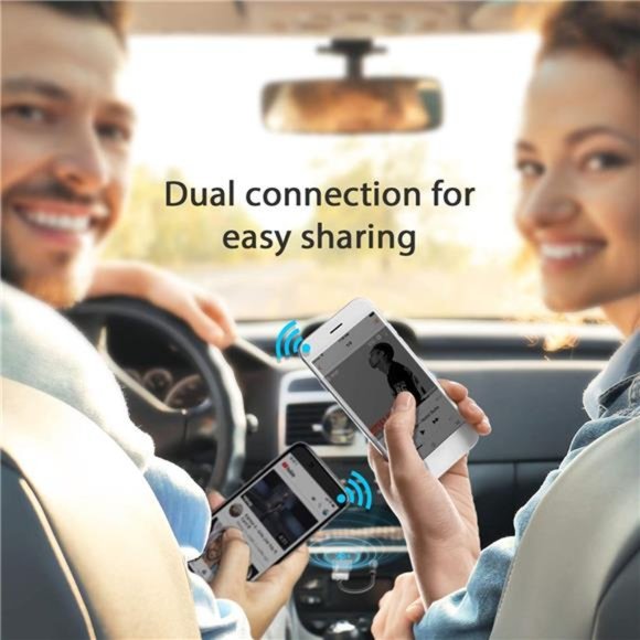 Bluetooth Car Receiver – Compact 3.5mm Aux Adapter– Bluetooth 4.2; No Charging - Picture 5 of 7
